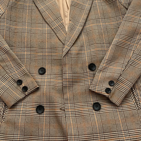 Plaid oversized fit blazer - Picture 2 of 4